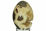 Calcite Crystal Filled Septarian Geode Egg - Utah #206746-1